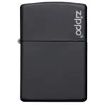 Encendedor Classic Black Matte Logo Zippo