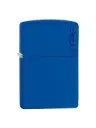 Encendedor Royal Blue Matte Logo Zippo