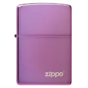 Encendedor High Polish Purple Logo Zippo