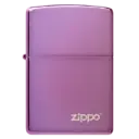 Encendedor High Polish Purple Logo Zippo