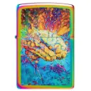 Encendedor Psychedelic Brain Design Zippo