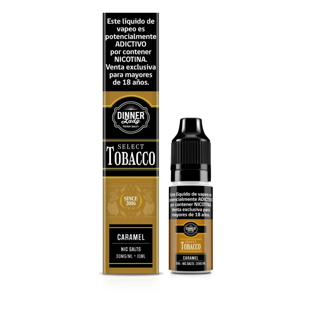 Esencia Salt Caramel Tobacco 10ml Dinner Lady