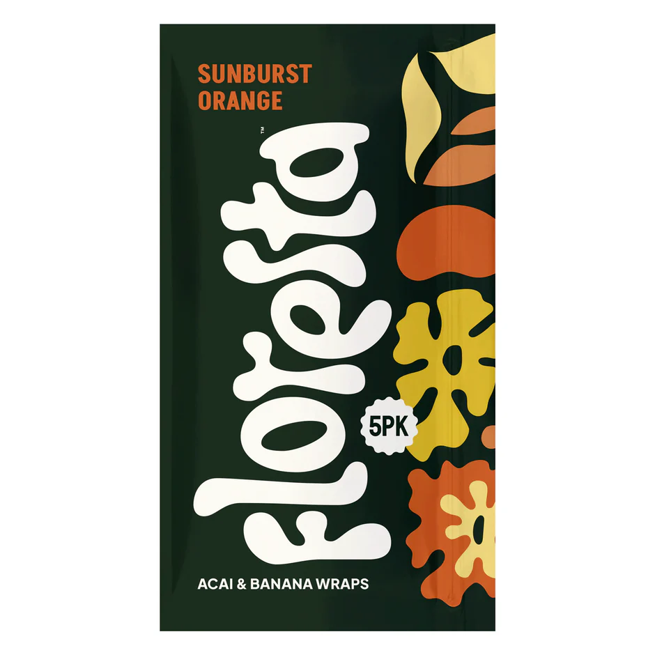 Acai Wraps Sunbust Orange Floresta
