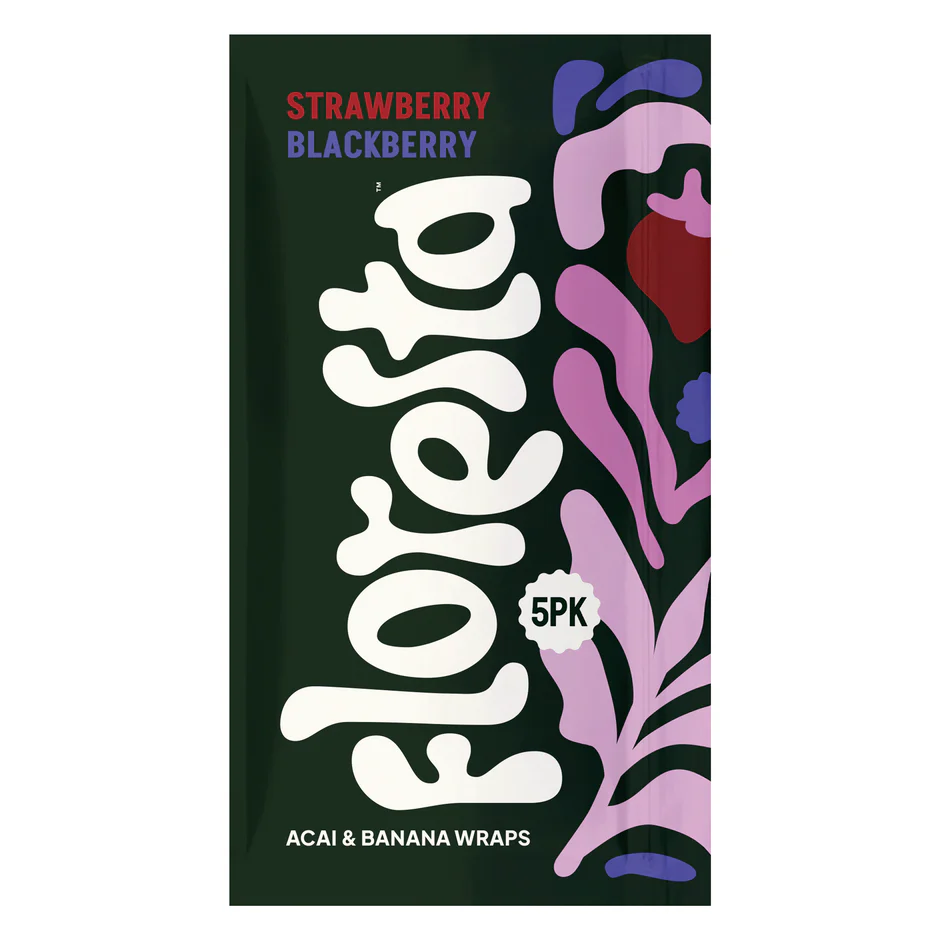 Acai Wraps Strawberry Blackberry Floresta