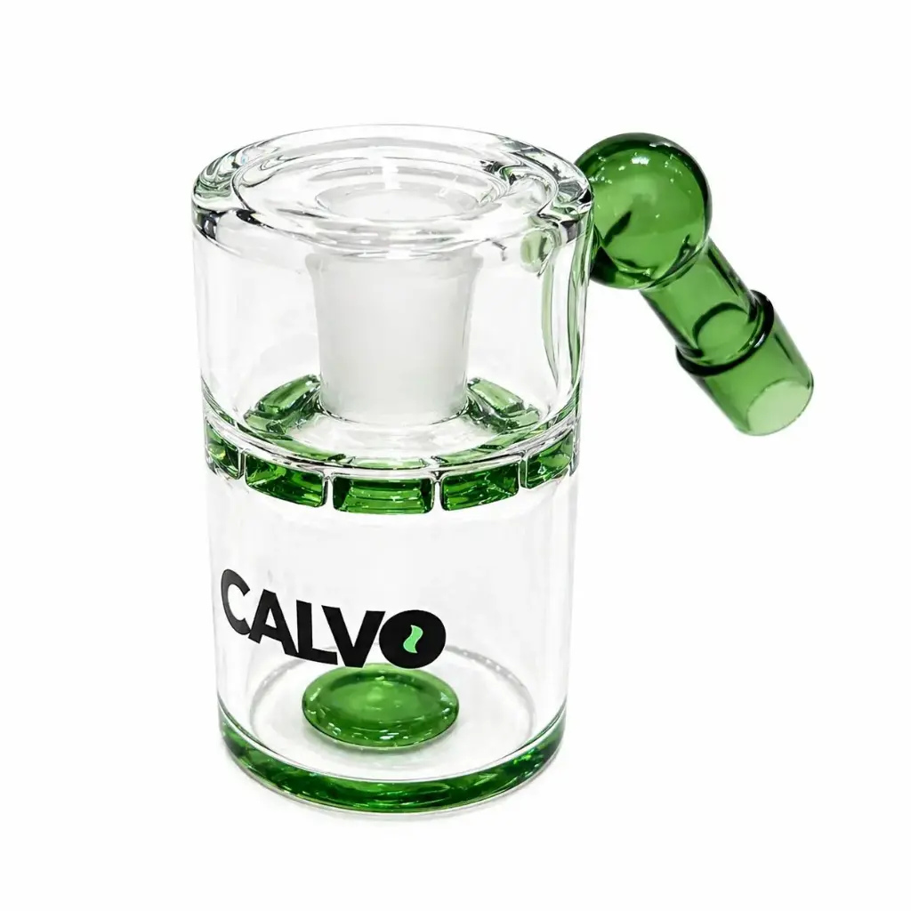 Atrapaceniza Dry Ash Catcher Green 45 grados Calvo Glass