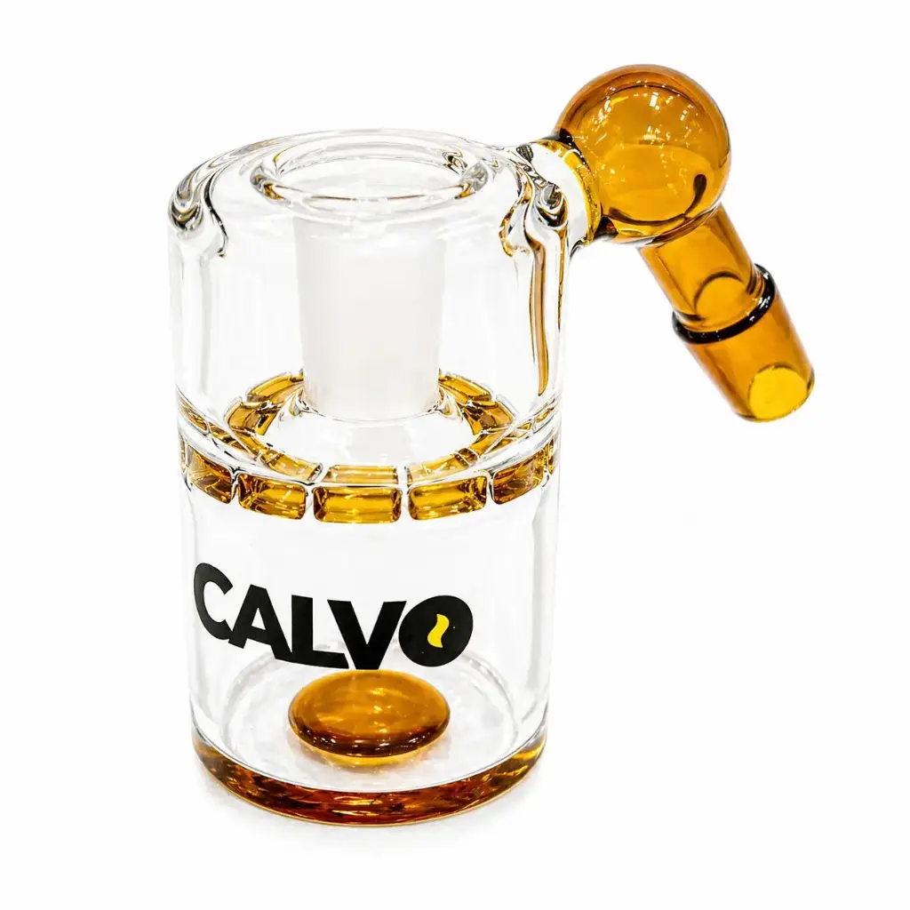 Atrapaceniza Dry Ash Catcher Yellow 45 grados Calvo Glass