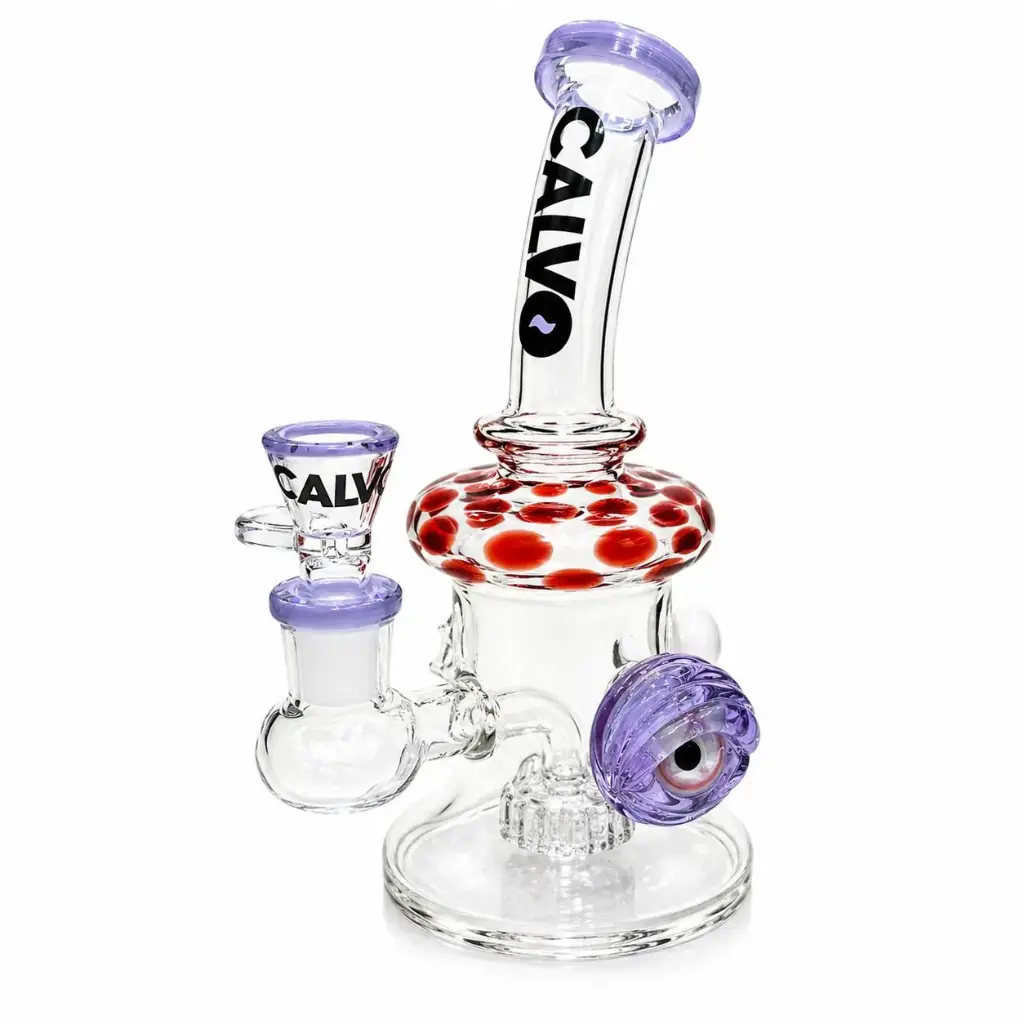Dual Eye Rig Purple Calvo Glass