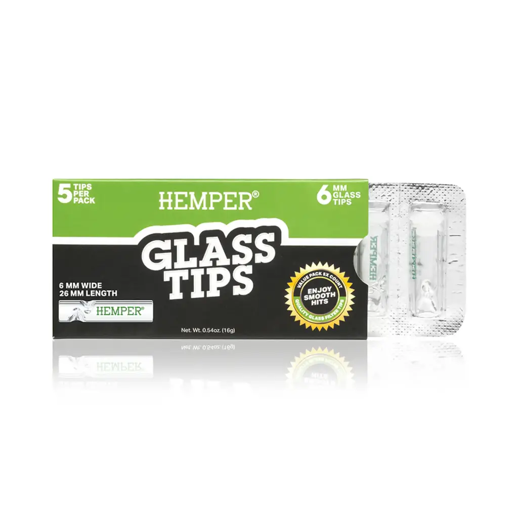 Filtro Glass Tips 6mm Hemper