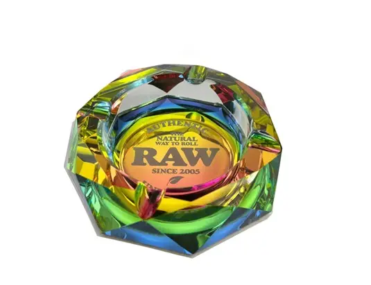 Cenicero de Vidrio Rainbow RAW