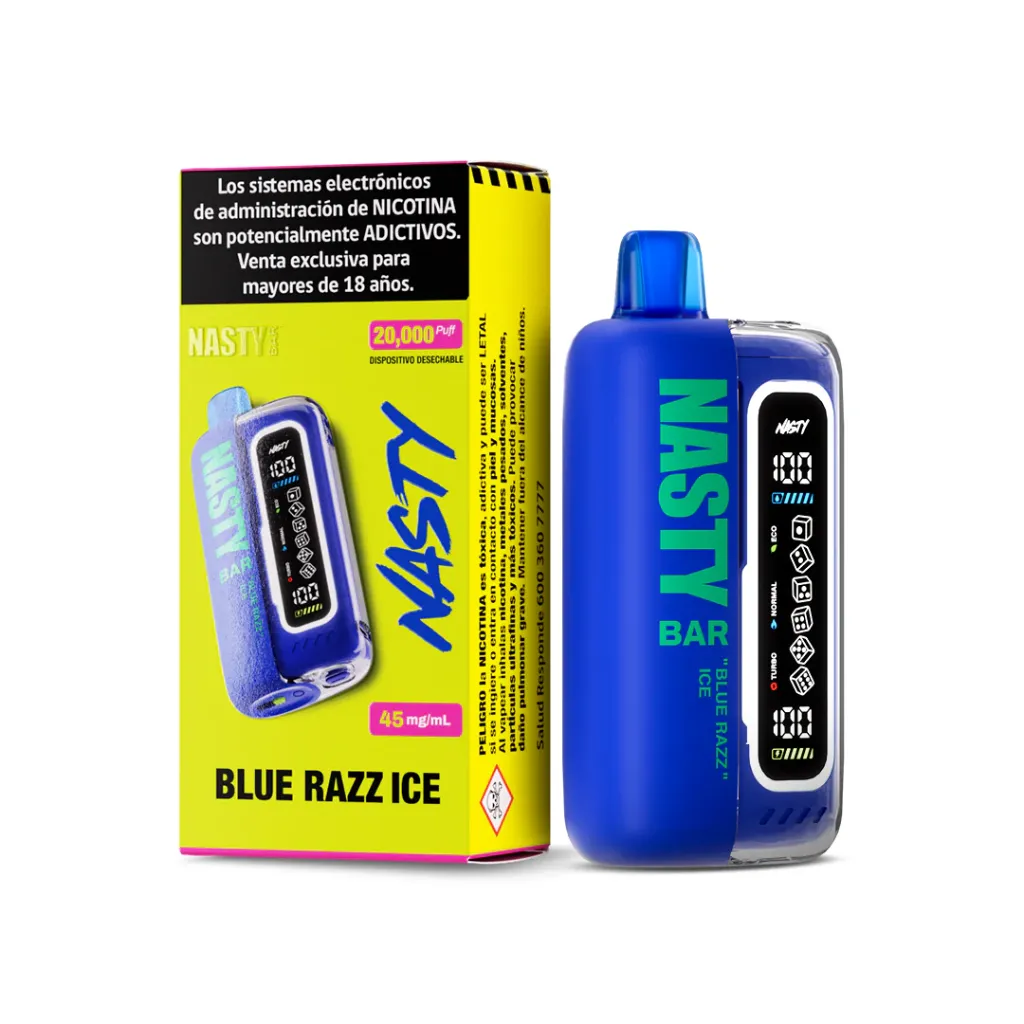 Nasty Bar 20K Puff Blue Razz Ice