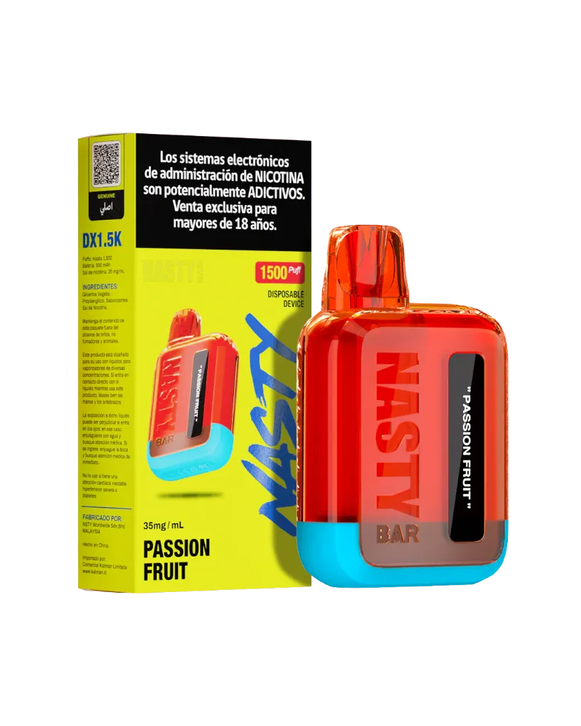Nasty Bar 1.5K Puff Passion Fruit