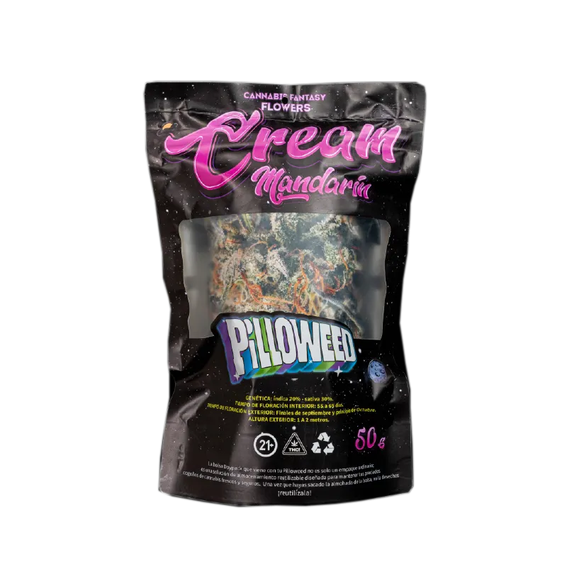 Almohada Pilloweed Cream Mandarin L