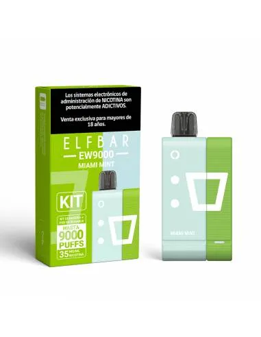 Vaporizador 9000 Puff Miami Mint Elfbar