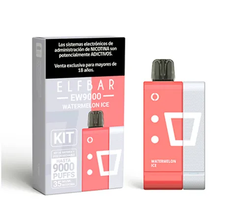 Vaporizador 9000 Puff Watermelon Ice Elfbar