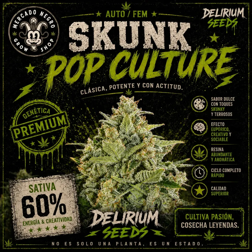 Skunk Pop Culture Auto 1 Semillas Delirium Seeds