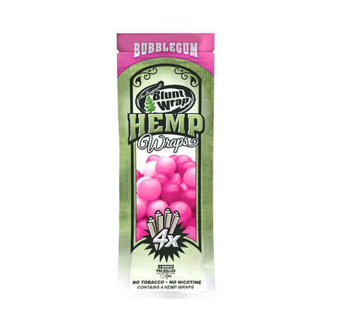 Blunt Hemp BubbleGum 4u Blunt Wrap