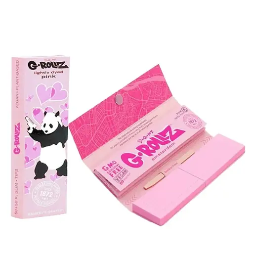 Papelillo + Tips Pink Panda 11/4 G Rolls
