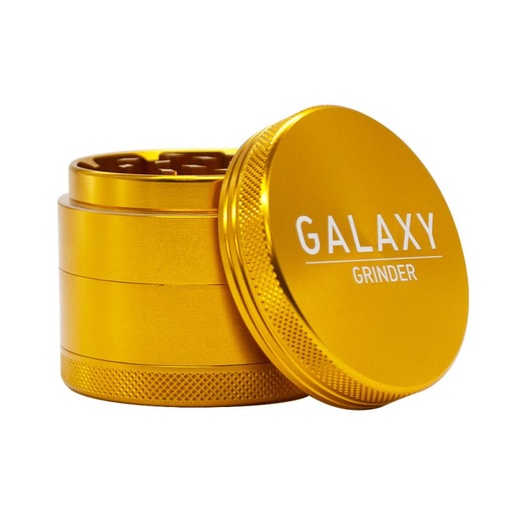 Moledor Aluminio Gold 4 Partes 55mm Galaxy