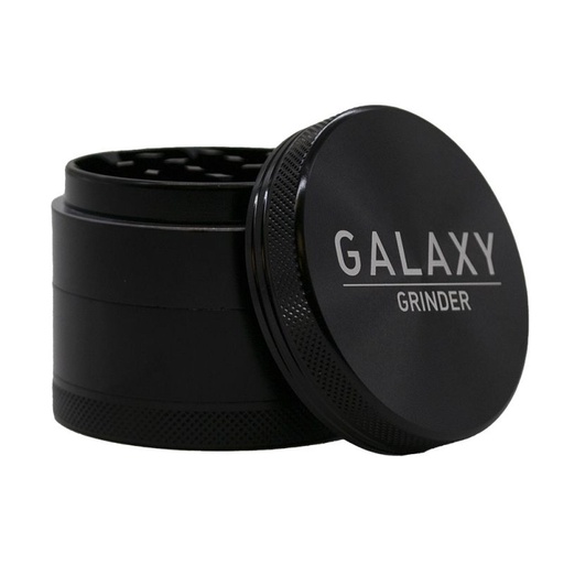 Moledor Aluminio Black 4 Partes 63mm Galaxy