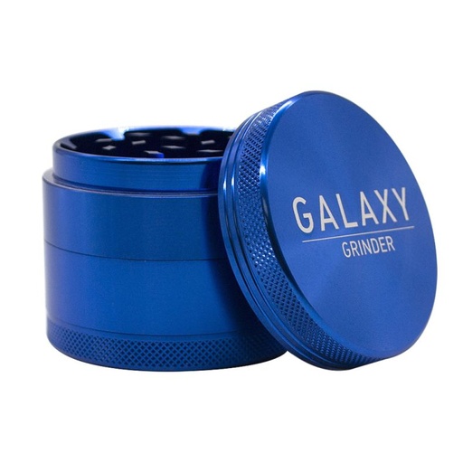 Moledor Aluminio Blue 4 Partes 63mm Galaxy