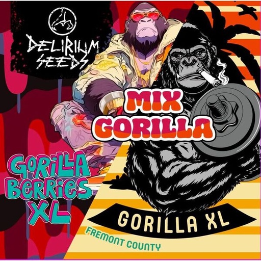 Mix Gorilla Fem 4 Semillas Delirium Seeds