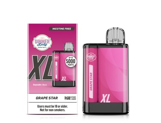 Vaporizador 5000 Puff Grape Star 0% Nic Dinner Lady
