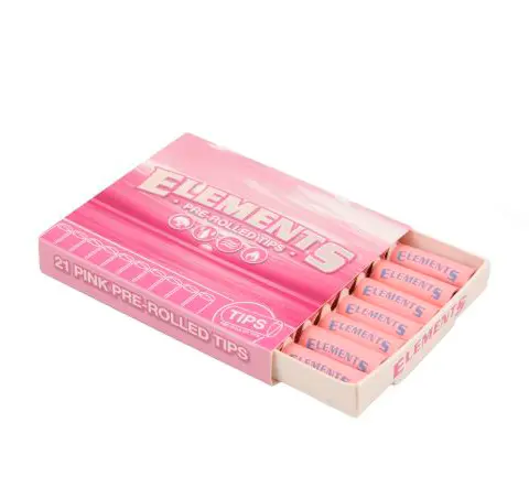 Tips Preenrolados Pink 21u Elements