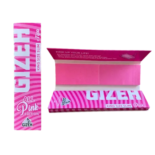 Papelillo + Tips Pink King Size Gizeh