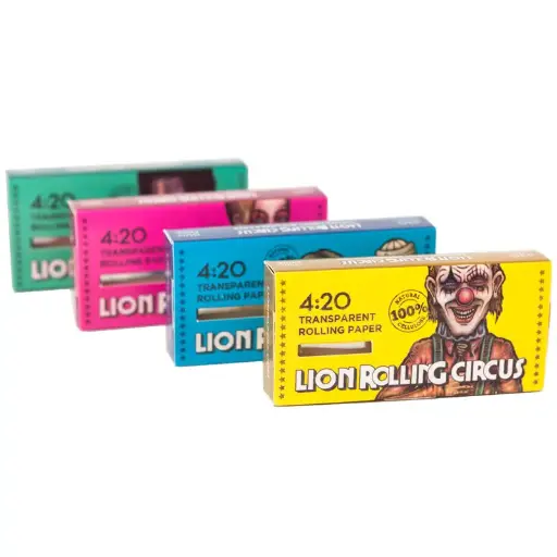 Papelillo Celulosa 420 Lion Rolling Circus