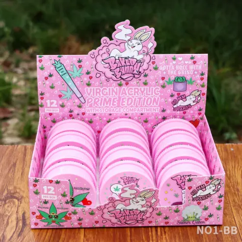 Moledor Acrílico Pink 60mm Baked Bunny