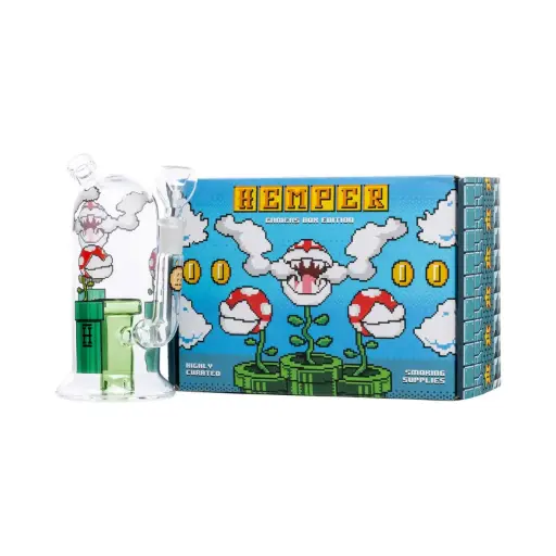 Bong Gaming Flower 18cm Hemper