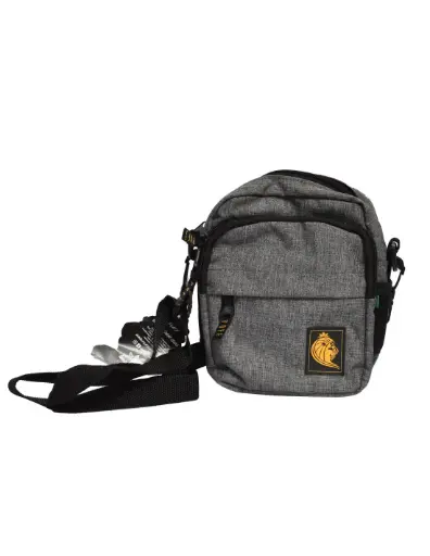 Bolso Shoulder Bag Grey Puff