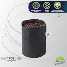 Maceta Geotextil 3.8 Litros Grow Genetics