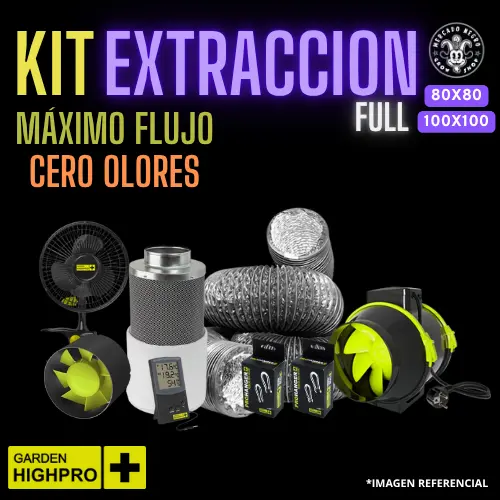 Kit Extracción Full 80x80 100x100