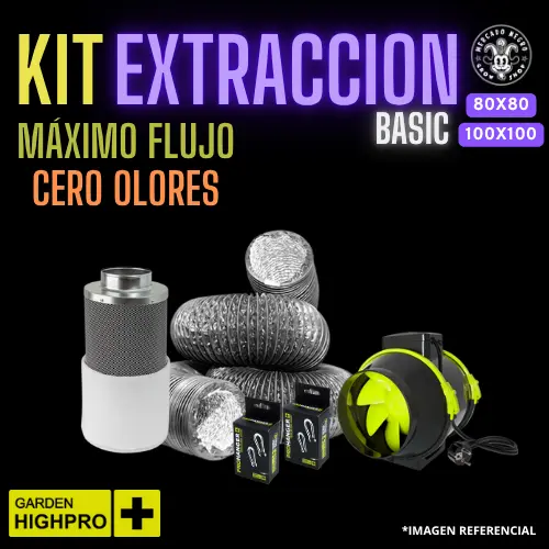Kit Extracción Basic 80x80 100x100