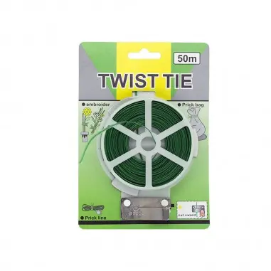 Cable Amarre Recubierto Twist Tie 50mt