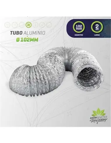 Ducto Aluminio 102mm x 2mt Grow Genetics