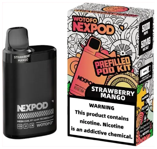 Vaporizador NexPod Pro 5000 Puff Strawberry Mango Wotofo