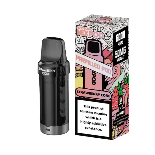 Recarga Vaporizador NexPod 5000 Puff Strawberry Cone Wotofo