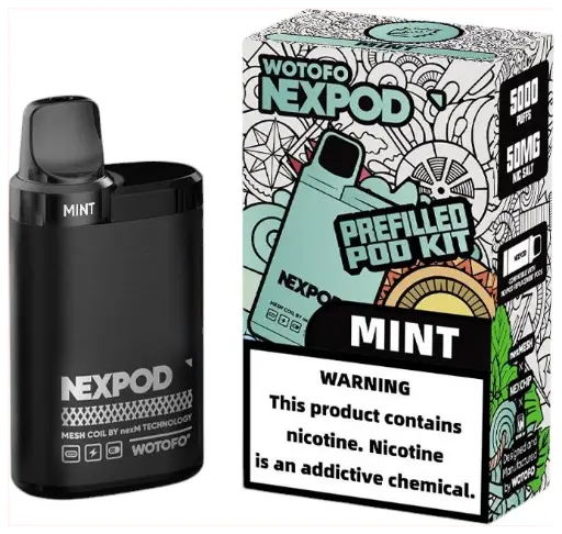 Vaporizador NexPod Pro 5000 Puff Mint Wotofo