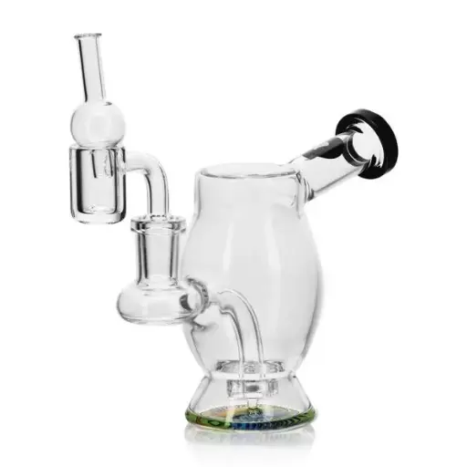 Wax Kit Bubble Rig + Banger + Cap Black Calvo Glass