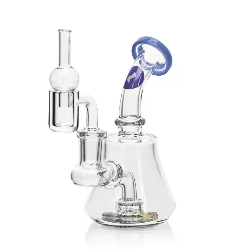 Wax Kit Dab Rig + Banger + Cap Blue Calvo Glass