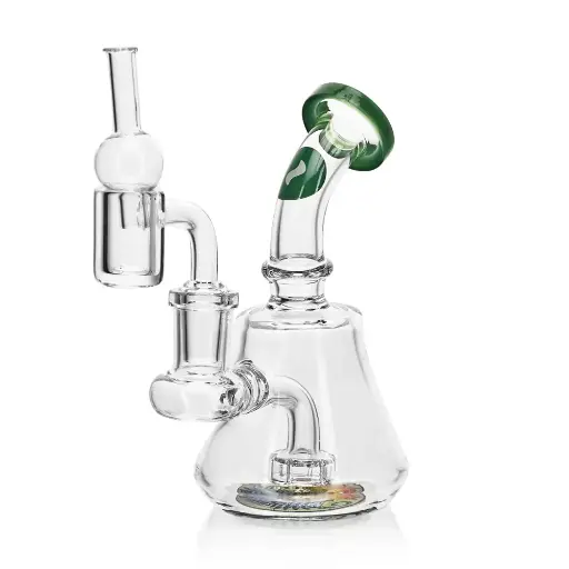 Wax Kit Dab Rig + Banger + Cap Green Calvo Glass