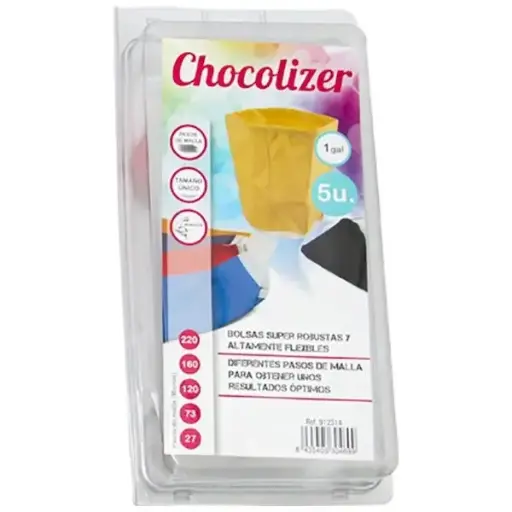 Mallas Extracción en Frío 5u Chocolizer