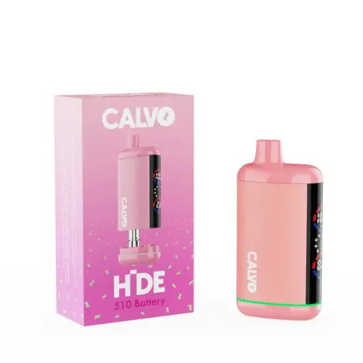 Bateria Hide Pink Calvo Glass