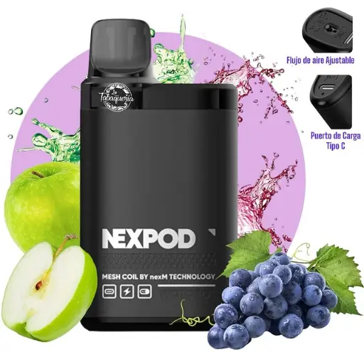 Vaporizador NexPod Pro 5000 Puff Grape Apple Wotofo