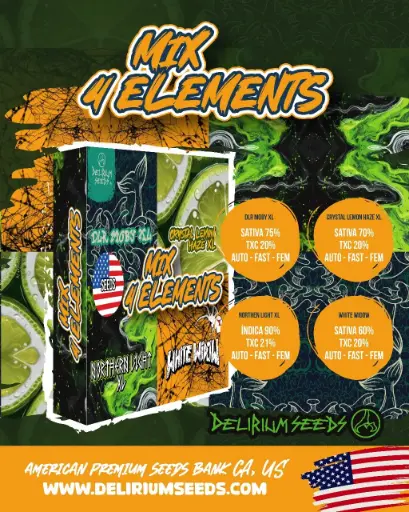 Mix 4 Elements Fem 4 Semillas Delirium Seeds