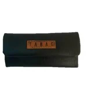 Tabaquera Eco Cuero Negra Tabag