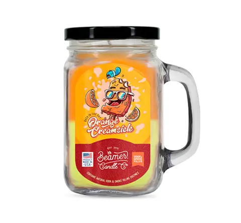 Vela Eliminadora de Olores Grande Orange Creamsicle Beamer