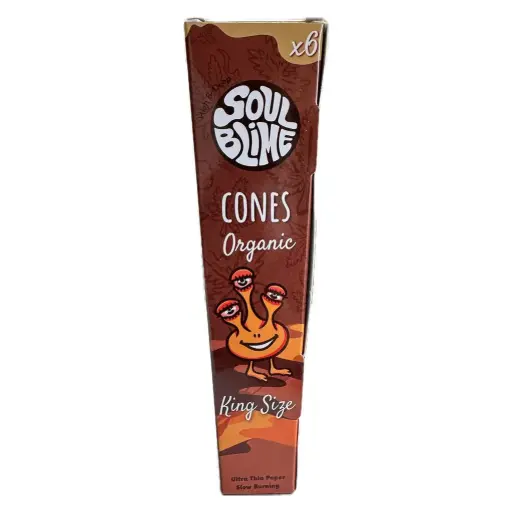 Conos Preenrolados Orgánicos King Size 6u Soulblime